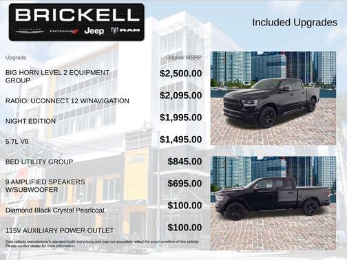 Diamond Black Crystal Pearlcoat 2020 RAM 1500 Big Horn/Lone Star