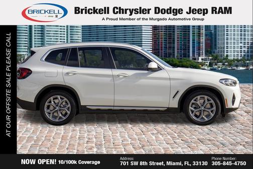 Alpine White 2024 BMW X3 sDrive30i
