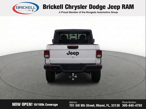 Bright White Clearcoat 2023 Jeep Gladiator Sport S