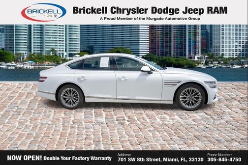 Uyuni White 2023 Genesis G80 2.5T AWD