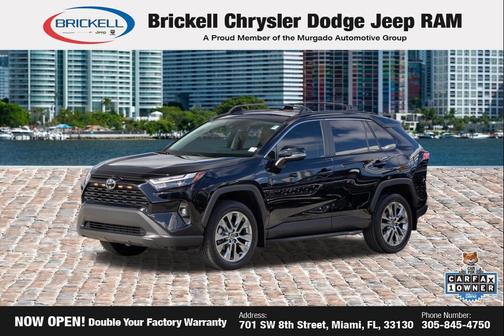 Midnight Black Metallic 2025 Toyota RAV4 XLE Premium