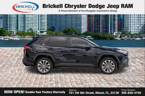 Midnight Black Metallic 2025 Toyota RAV4 XLE Premium