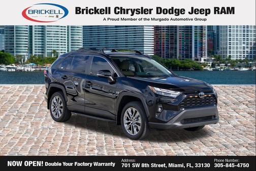 Midnight Black Metallic 2025 Toyota RAV4 XLE Premium