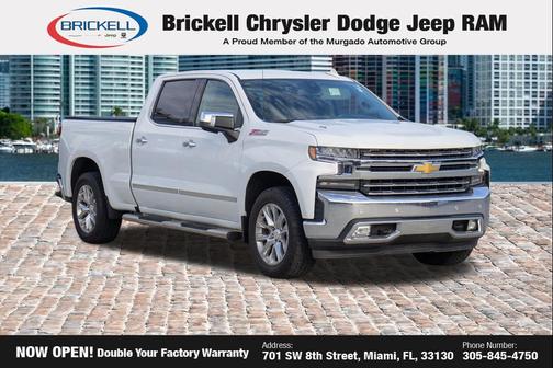 Summit White 2021 Chevrolet Silverado 1500 LTZ