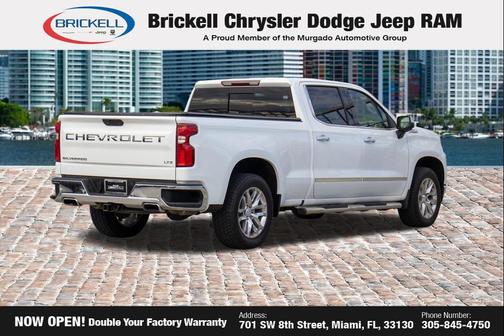 Summit White 2021 Chevrolet Silverado 1500 LTZ