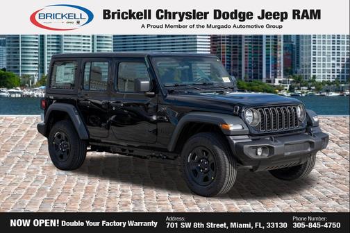 Black Clearcoat 2026 Jeep Wrangler Sport