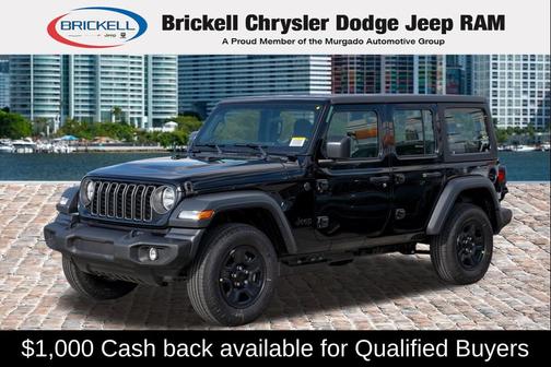 Black Clearcoat 2026 Jeep Wrangler Sport