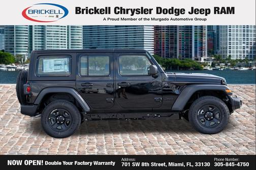 Black Clearcoat 2026 Jeep Wrangler Sport