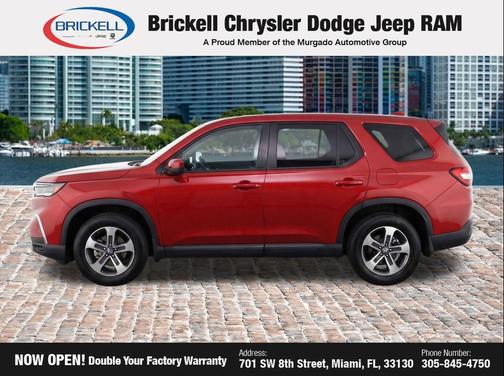 Radiant Red Metallic II 2025 Honda Pilot EX-L