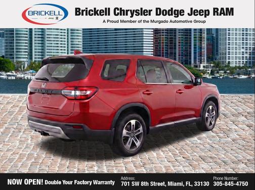 Radiant Red Metallic II 2025 Honda Pilot EX-L