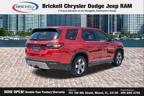 Radiant Red Metallic II 2025 Honda Pilot EX-L