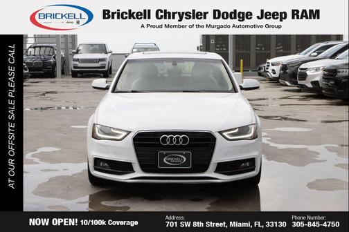 Ibis White 2015 Audi A4 2.0T Premium Plus