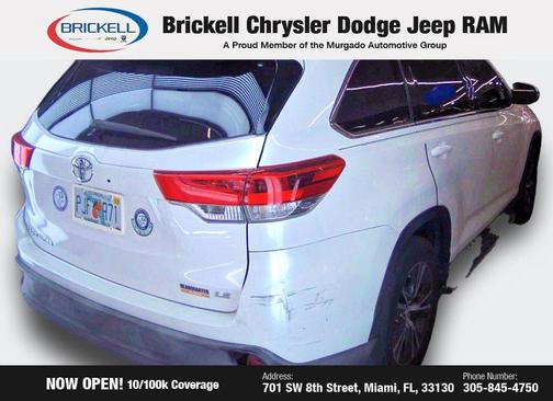 Blizzard Pearl 2019 Toyota Highlander LE Plus