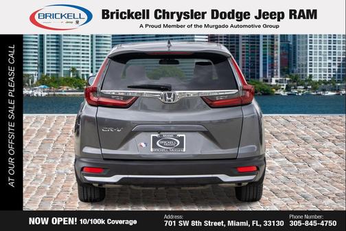 Gray 2020 Honda CR-V 2WD EX-L