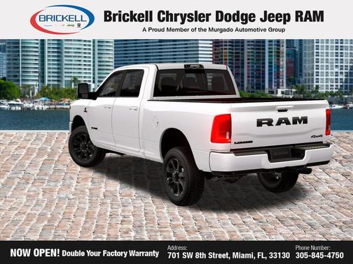 Bright White Clearcoat 2026 RAM 2500 Laramie