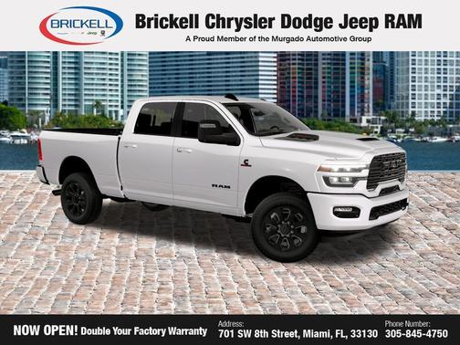 Bright White Clearcoat 2026 RAM 2500 Laramie
