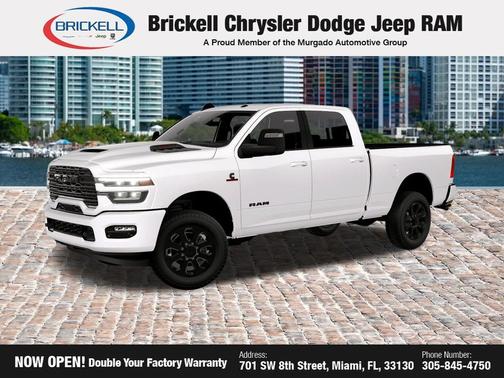 Bright White Clearcoat 2026 RAM 2500 Laramie
