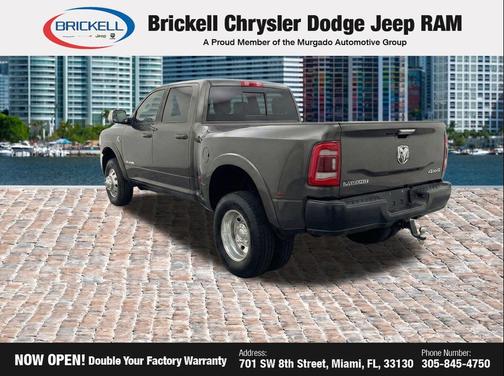 Granite Crystal Metallic Clearcoat 2023 RAM 3500 Laramie Crew Cab 4x4 8' Box