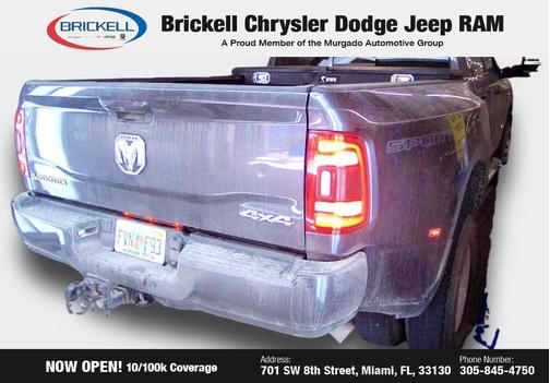 Granite Crystal Metallic Clearcoat 2023 RAM 3500 Laramie Crew Cab 4x4 8' Box