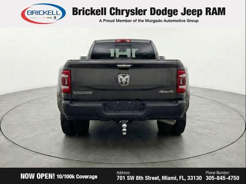 Granite Crystal Metallic Clearcoat 2023 RAM 3500 Laramie Crew Cab 4x4 8' Box