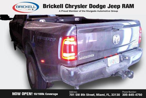 Granite Crystal Metallic Clearcoat 2023 RAM 3500 Laramie Crew Cab 4x4 8' Box