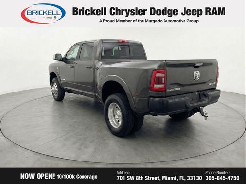 Granite Crystal Metallic Clearcoat 2023 RAM 3500 Laramie Crew Cab 4x4 8' Box