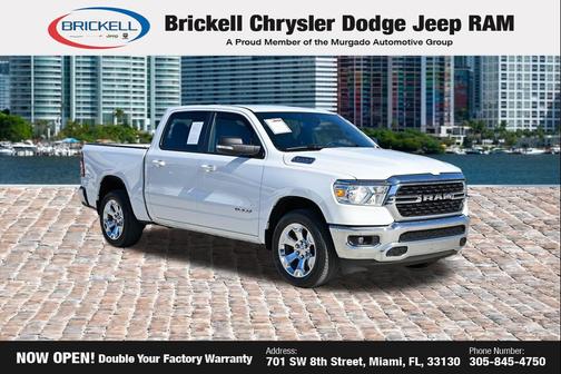 Bright White Clearcoat 2022 RAM 1500 Big Horn/Lone Star