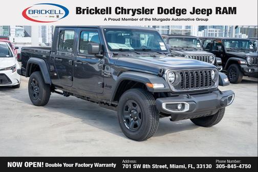 Granite Crystal Metallic Clearcoat 2026 Jeep Gladiator Sport