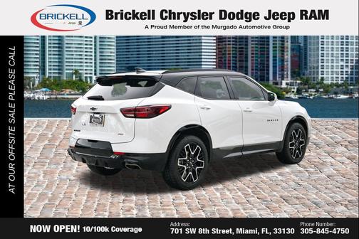 Iridescent Pearl Tricoat 2023 Chevrolet Blazer RS