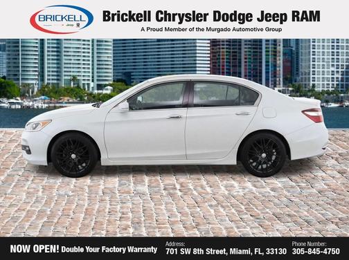 White Orchid Pearl 2017 Honda Accord EX-L