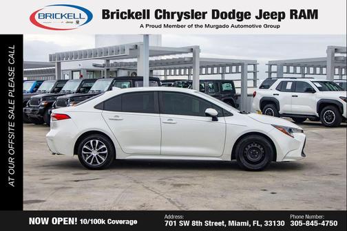 Blizzard Pearl 2021 Toyota Corolla LE