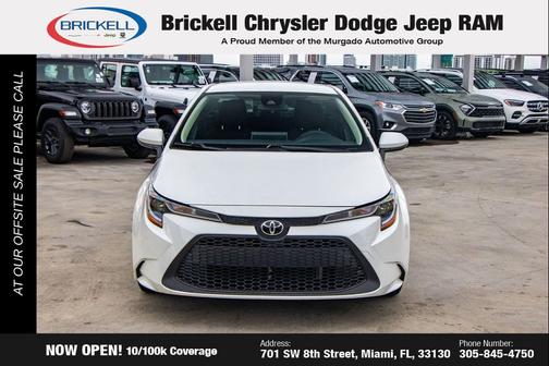 Blizzard Pearl 2021 Toyota Corolla LE