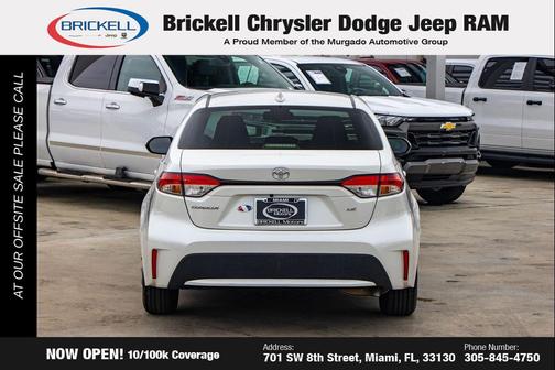 Blizzard Pearl 2021 Toyota Corolla LE