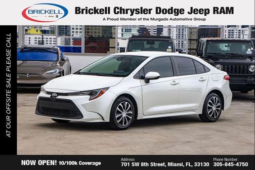 Blizzard Pearl 2021 Toyota Corolla LE