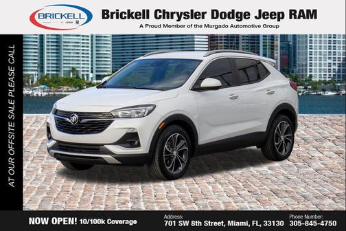 Summit White 2021 Buick Encore GX Select