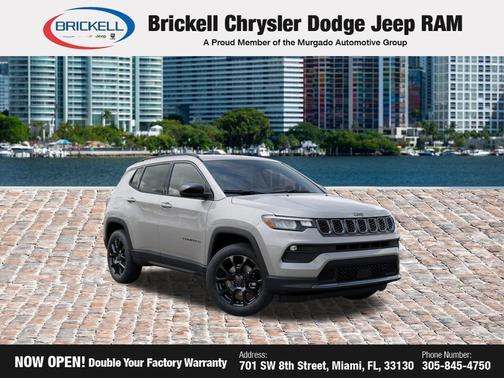 Silver Zynith Metallic Clearcoat 2026 Jeep Compass Latitude