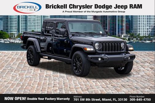 Black Clearcoat 2024 Jeep Gladiator Nighthawk