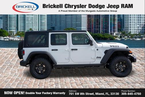 Bright White Clearcoat 2026 Jeep Wrangler Willys