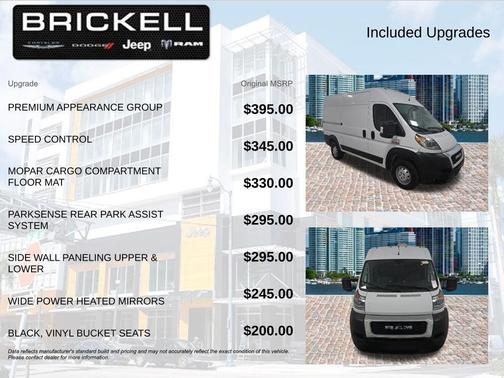 Bright White Clearcoat 2020 RAM ProMaster 1500 Base