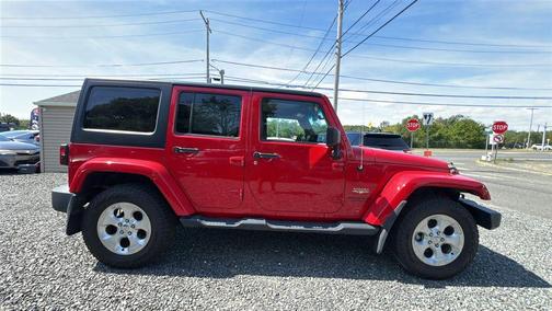 Flame Red Clearcoat 2014 Jeep Wrangler Unlimited Sahara