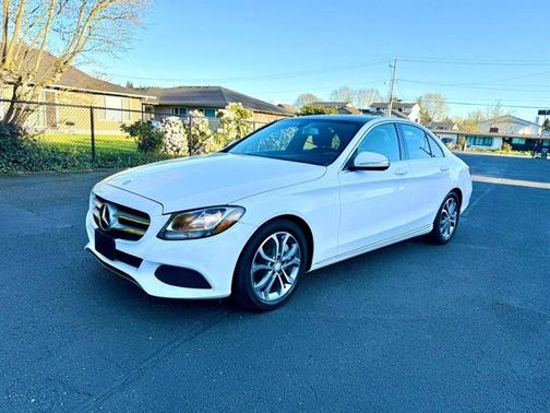 Polar White 2015 Mercedes-Benz C-Class C 300 Sedan