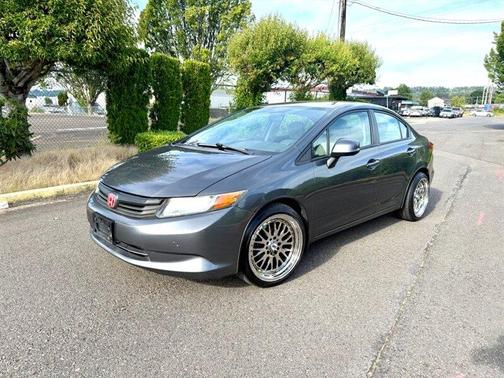 Polished Metal Metallic 2012 Honda Civic LX