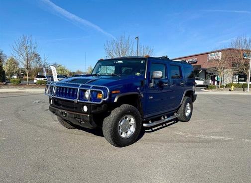 Blue 2007 Hummer H2 Base SUV