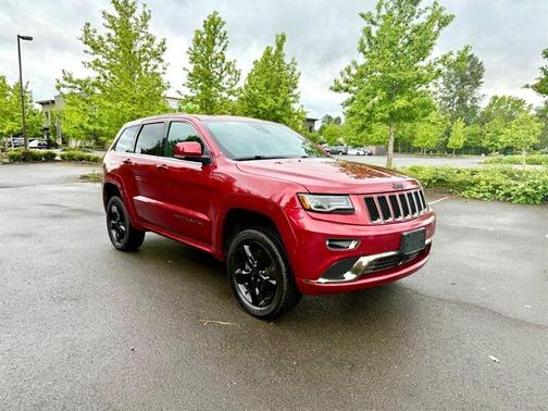 Burgundy 2015 Jeep Grand Cherokee High Altitude