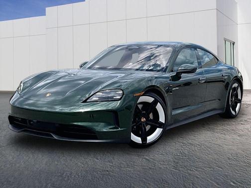 Oak Green Metallic 2026 Porsche Taycan Base