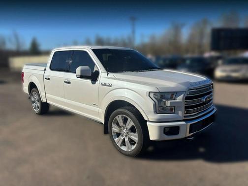 White Platinum Metallic Tri-Coat 2016 Ford F-150 Limited