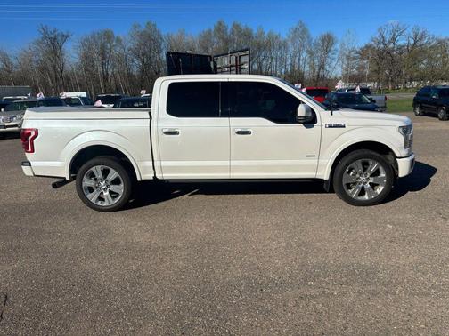 White Platinum Metallic Tri-Coat 2016 Ford F-150 Limited