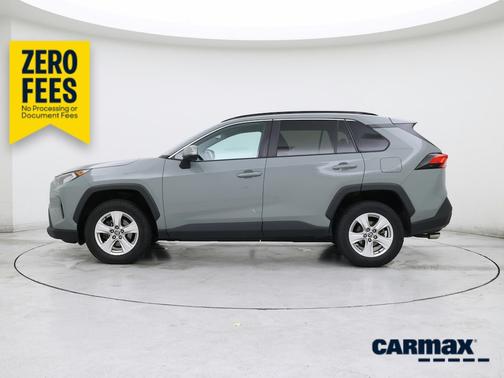 Green 2021 Toyota RAV4 XLE