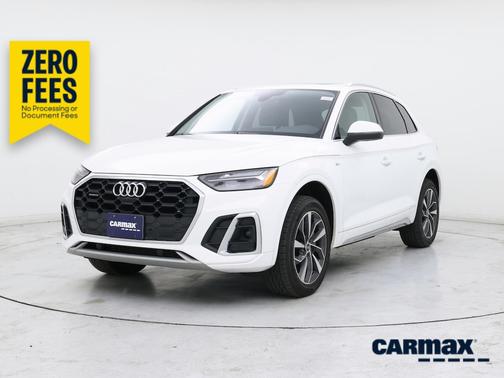 White 2022 Audi Q5 S-Line Premium Plus