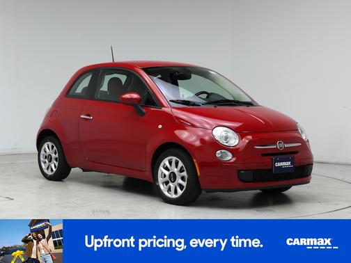 Red 2017 FIAT 500 Pop